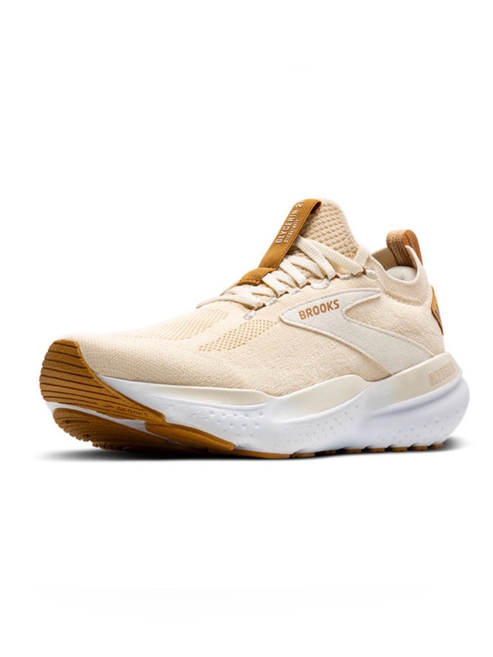Brooks Glycerin StealthFit 21 Marshmallow Cream Biscuit – Size 11